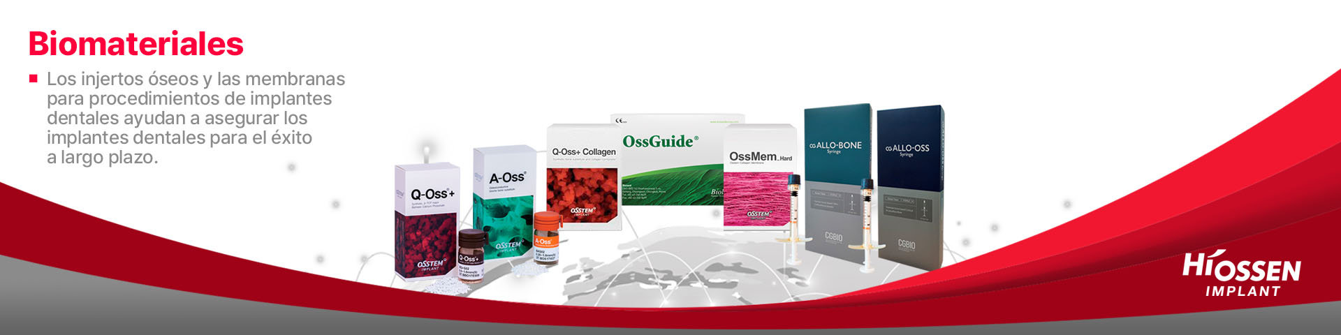 Banner BIOMATERIALES | Sustitutos Óseos